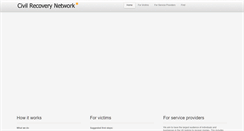 Desktop Screenshot of civilrecovery.net