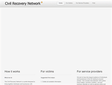 Tablet Screenshot of civilrecovery.net